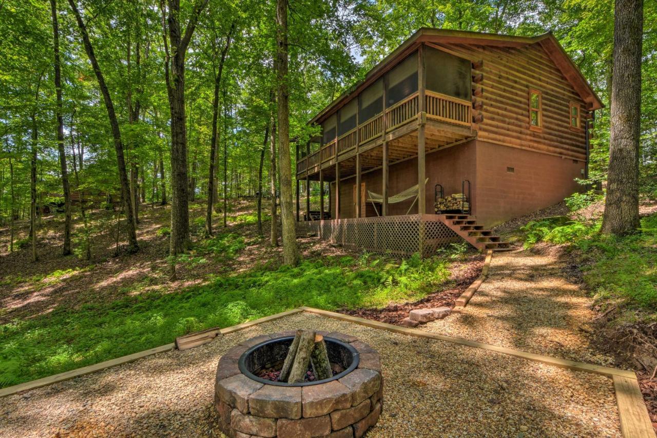 Pinot And Pine Chic Log Cabin About 5 Mi To Blue Ridge Buitenkant foto