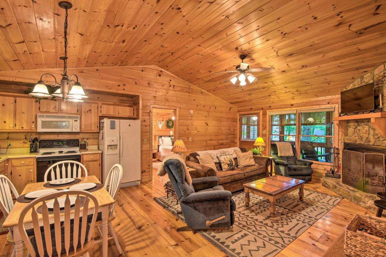 Pinot And Pine Chic Log Cabin About 5 Mi To Blue Ridge Buitenkant foto
