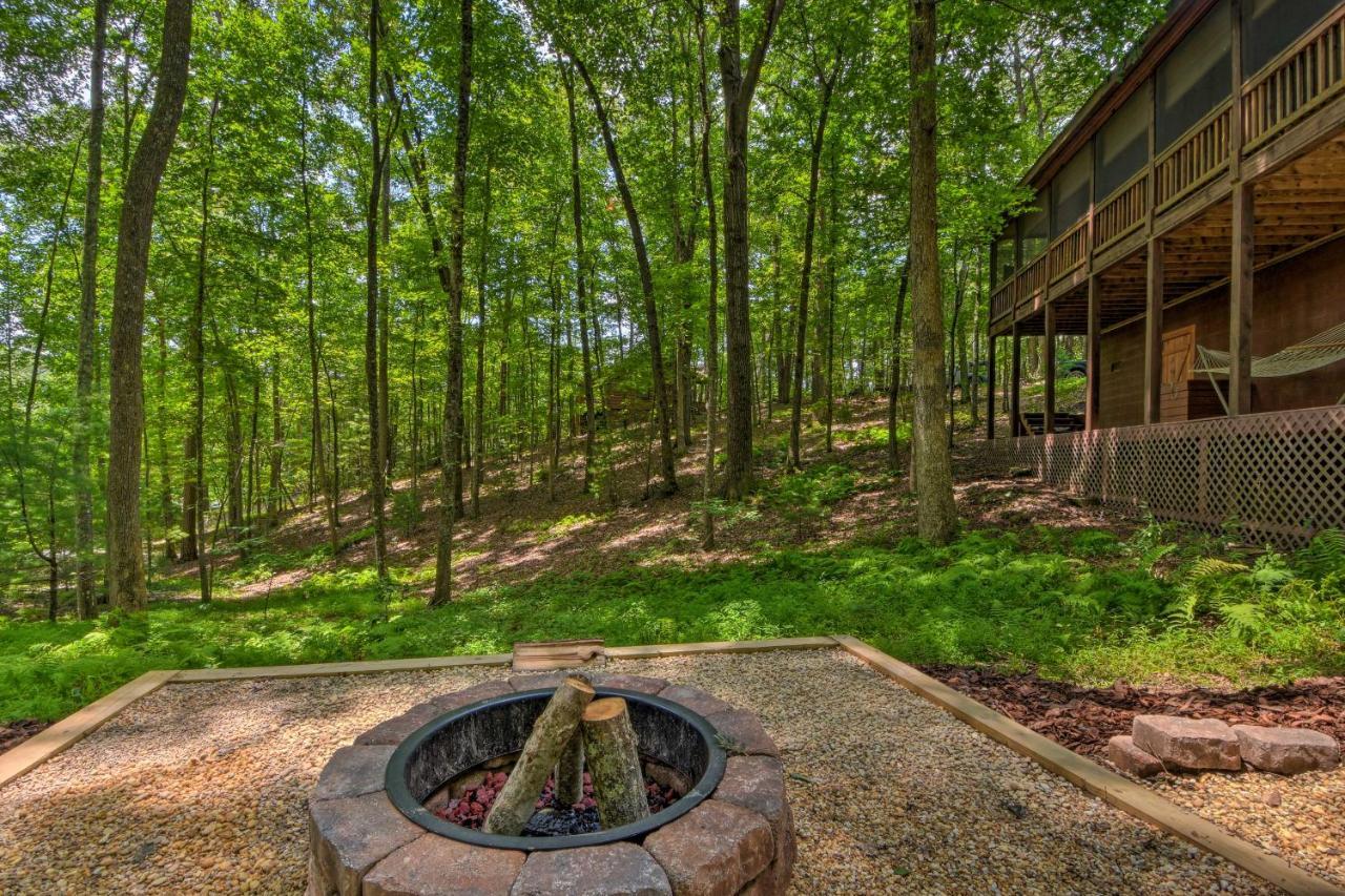 Pinot And Pine Chic Log Cabin About 5 Mi To Blue Ridge Buitenkant foto
